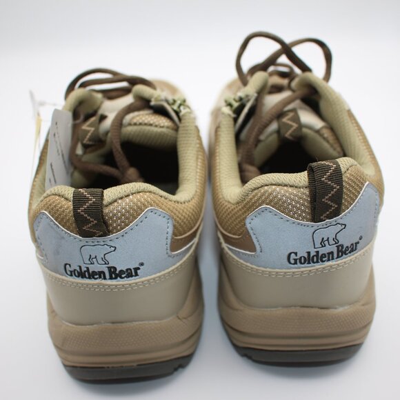 Golden Bear Zipper / Lace Sneakers, Tan, Size 25 JP / Size 9 US - Picture 5 of 9